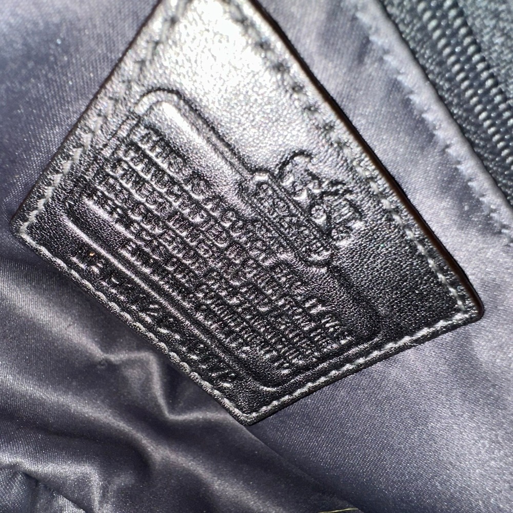 Coach Bag Purse Silver, Brown and Purple #H1120-19179 -‎ Preowned - Picture 8 of 16